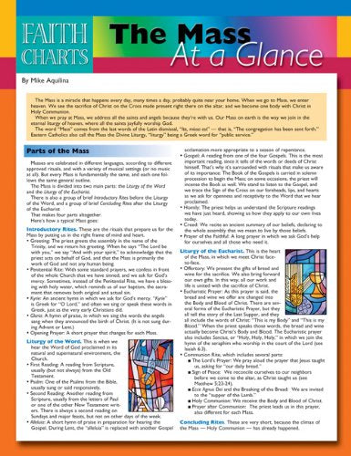 Faith Charts: The Mass At A Glance,Used