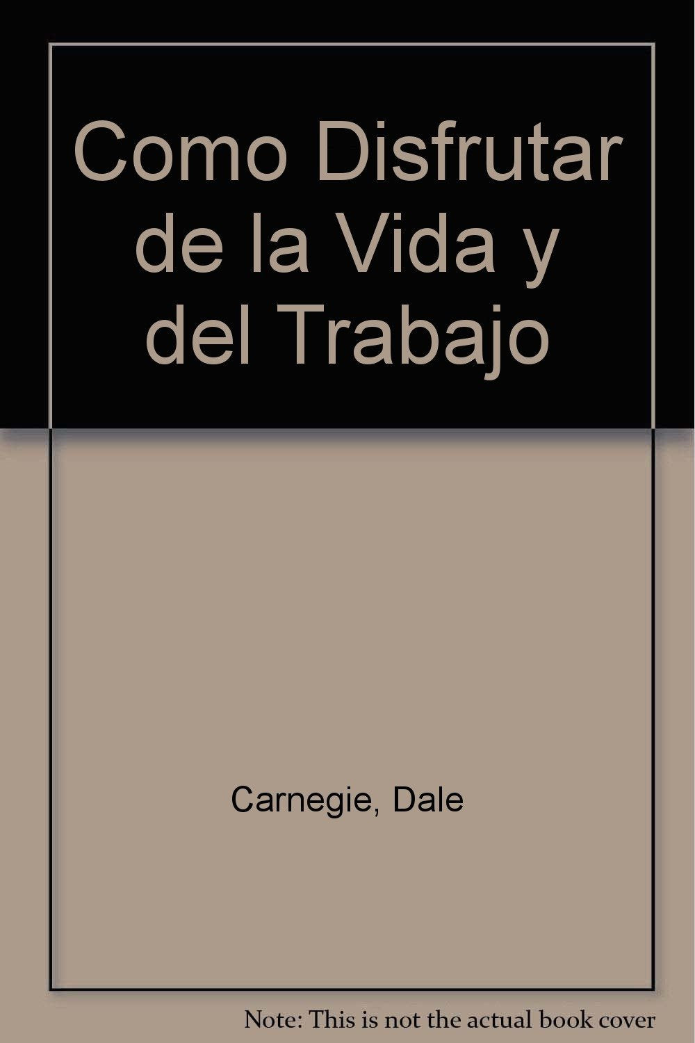 Como disfrutar de la vida y del trabajo / How to Enjoy Life and Work (Spanish Edition),Used