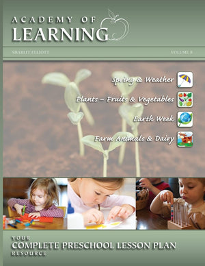 ACADEMY OF LEARNING Your Complete Preschool Lesson Plan Resource  Volume 8,Used