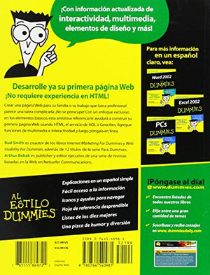Crear Paginas Web Para Dummies, 6A Edition (Spanish Edition)
