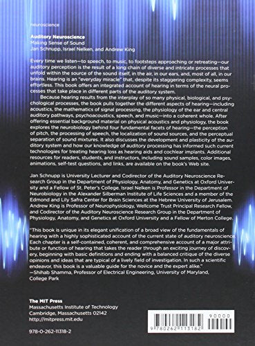 Auditory Neuroscience: Making Sense of Sound,Used