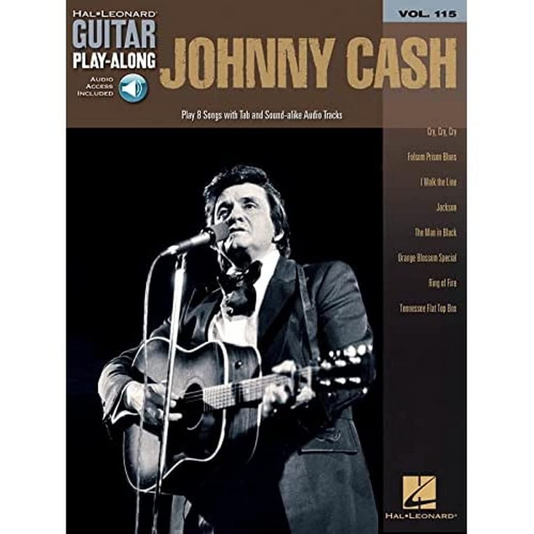 Johnny Cash Guitar PlayAlong Volume 115  Book/Online Audio (Guitar Playalong, 115),Used