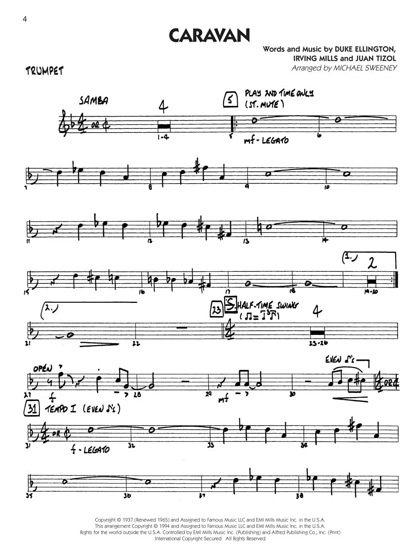 Duke Ellington  Trumpet: Big Band PlayAlong Volume 3,Used