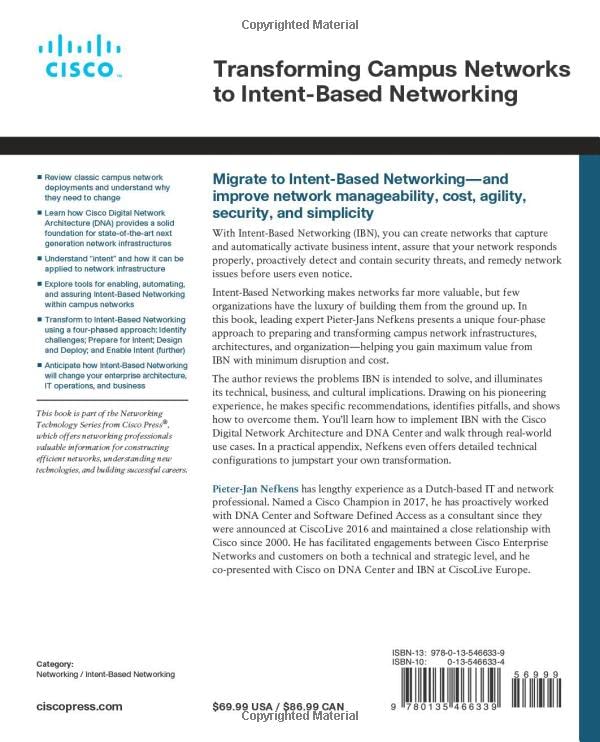 Transforming Campus Networks to IntentBased Networking (Networking Technology),Used