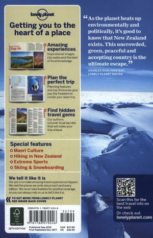 Lonely Planet New Zealand (Travel Guide),Used