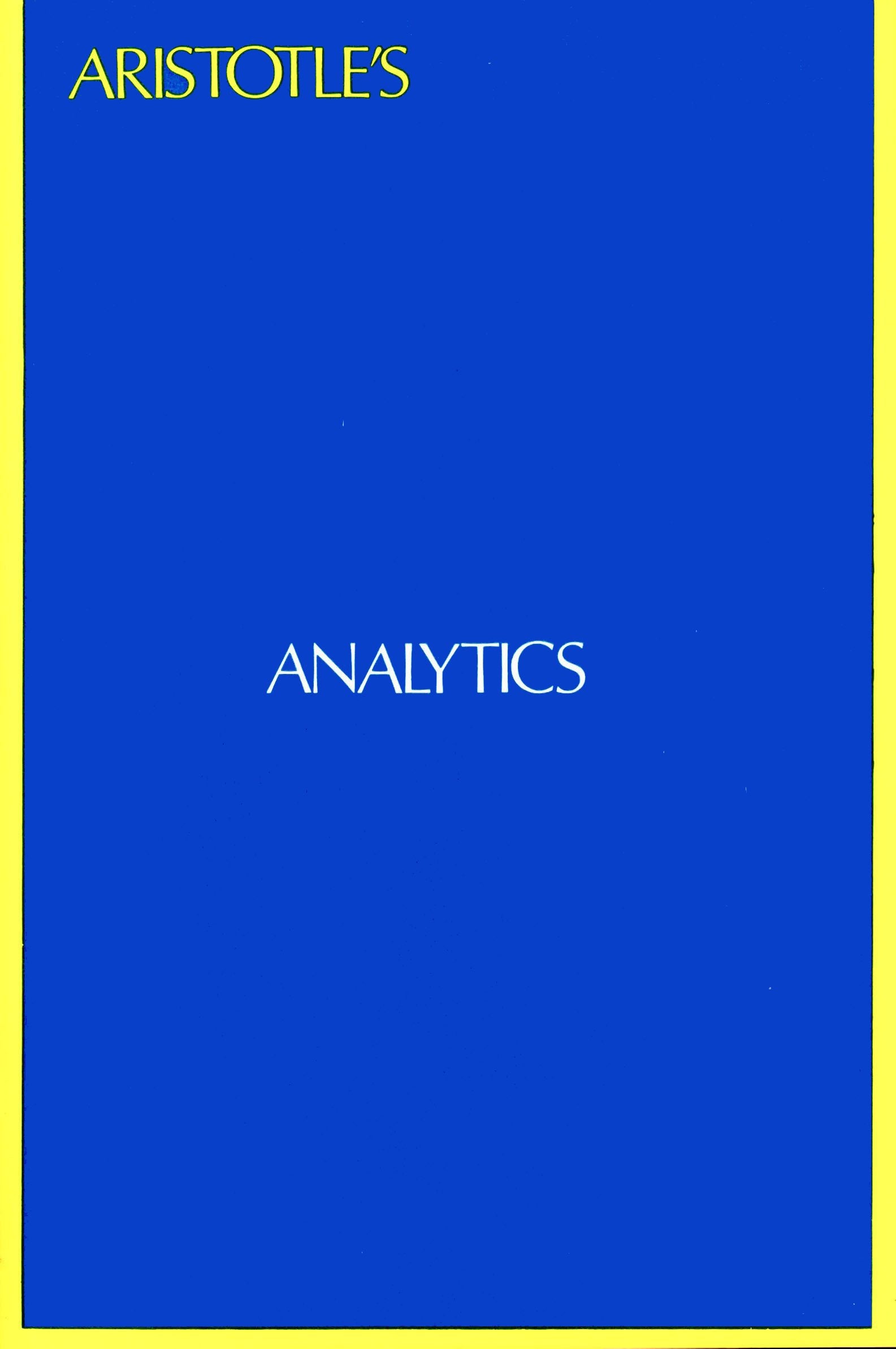Posterior Analytics (Clarendon Aristotle Series),Used