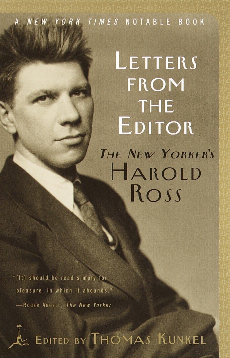 Letters from the Editor: The New Yorker's Harold Ross (Modern Library Classics),Used