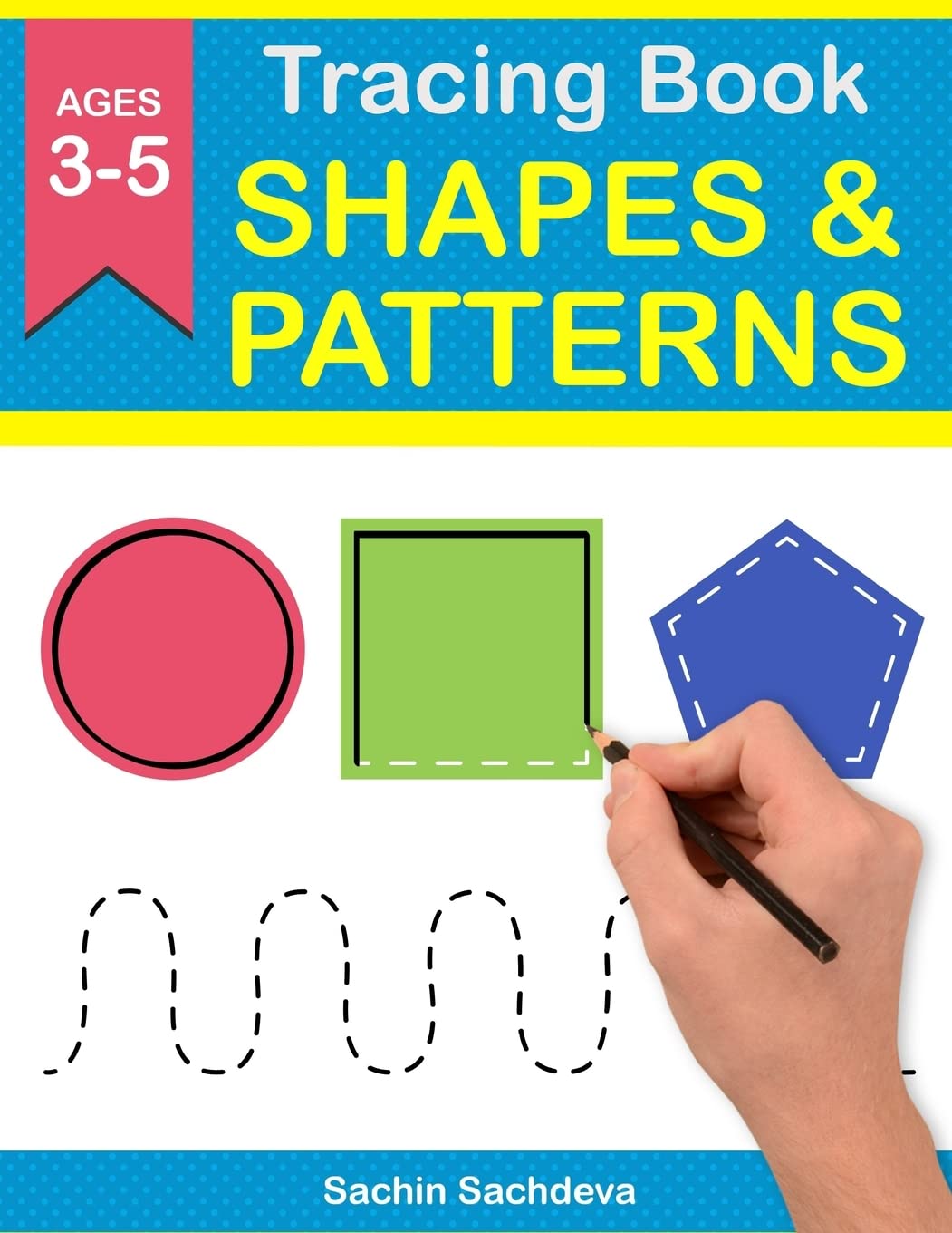 Tracing Book of Shapes & Patterns: Workbook for preschoolers,Used