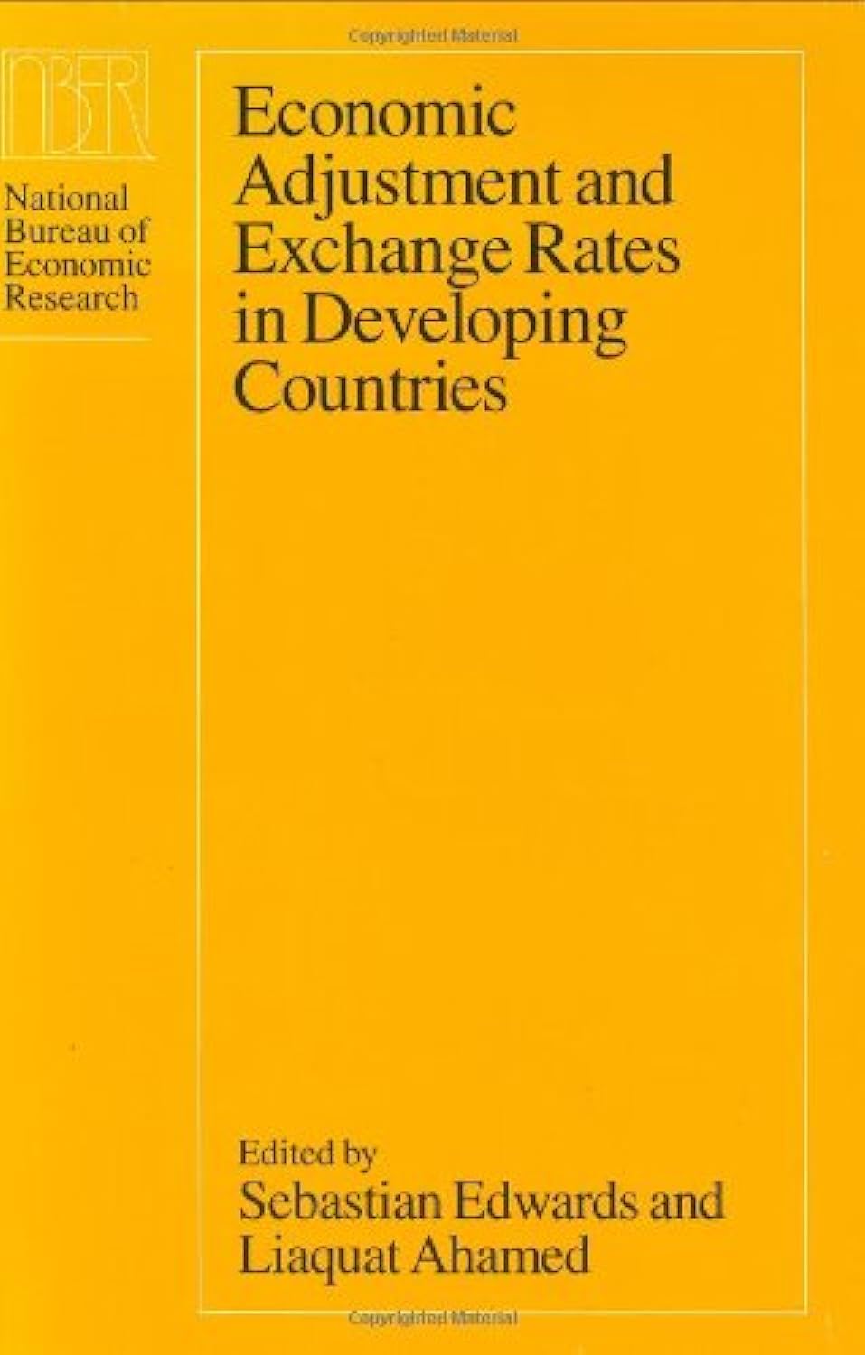 Economic Adjustment and Exchange Rates in Developing Countries (National Bureau of Economic Research Conference Report),Used