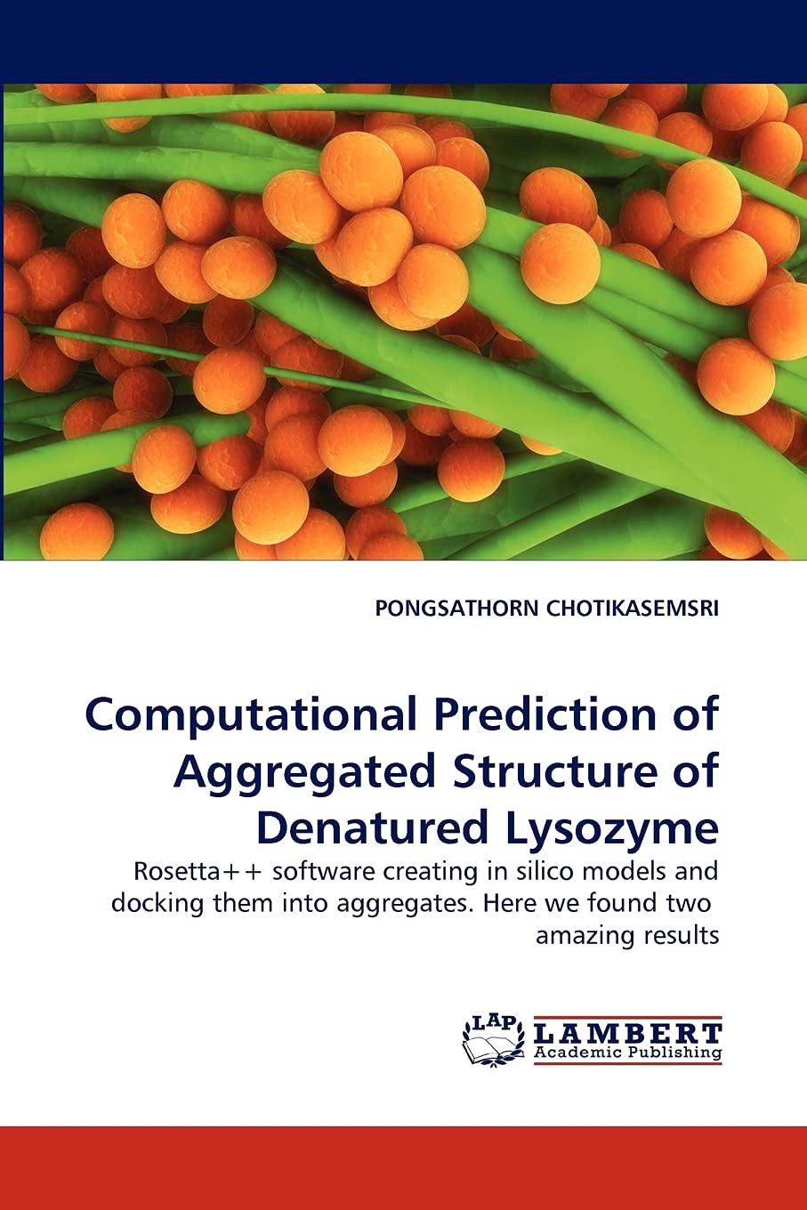 Computational Prediction of Aggregated Structure of Denatured Lysozyme: Rosetta++ software creating in silico models and docking,Used