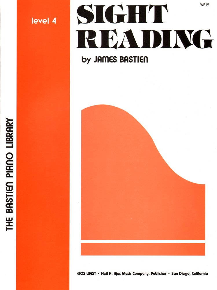 Wp19  Bastien Piano Library  Sight Reading Level 4-used