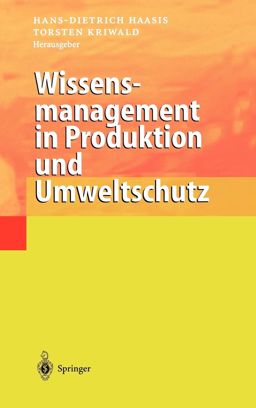 Wissensmanagement in Produktion und Umweltschutz (German Edition),Used