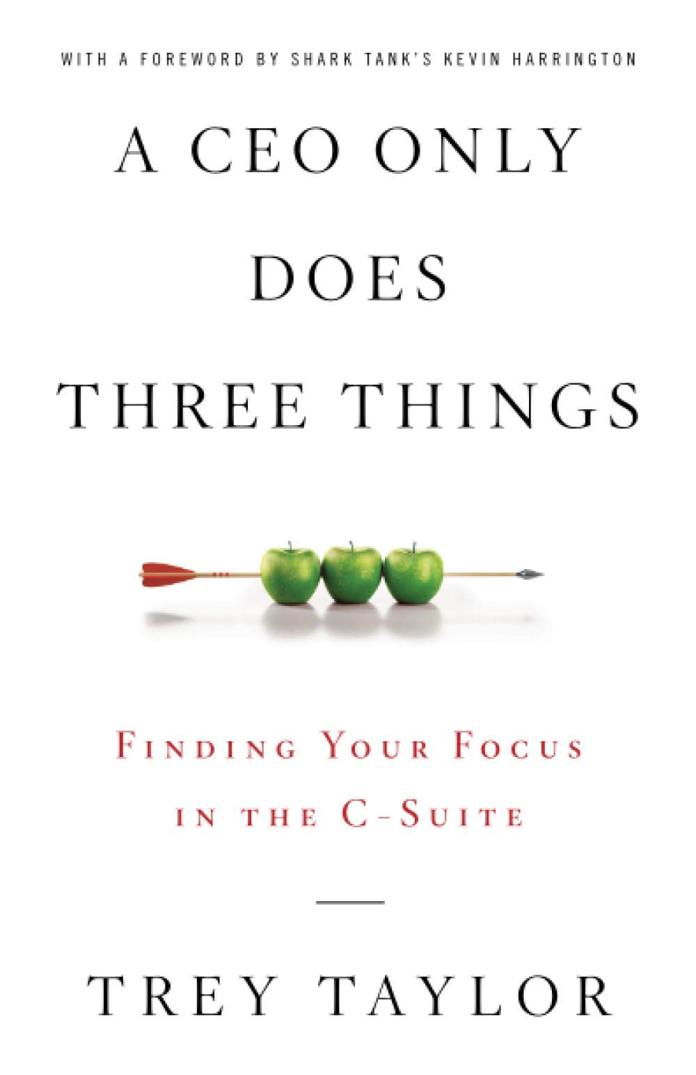 A CEO Only Does Three Things: Finding Your Focus in the CSuite,New