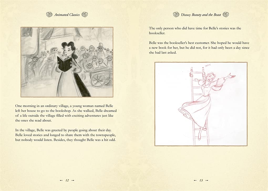 Beauty and the Beast (Disney Animated Classics): A deluxe gift book of the classic film  collect them all! (Shockwave),Used