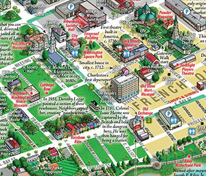 Charleston Historic District Illustrated Map