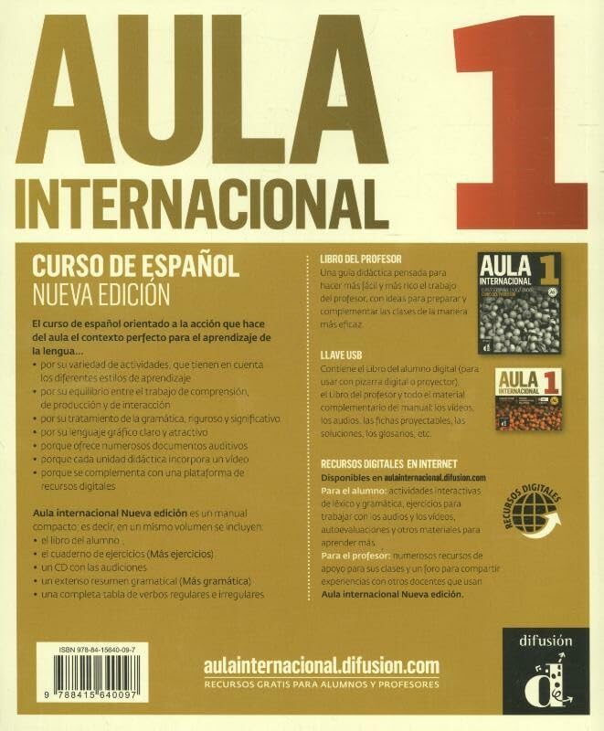 Aula Internacional Nueva edicin 1 Libro del alumno + CD: Aula Internacional Nueva edicin 1 Libro del alumno + CD (Spanish Ed,New