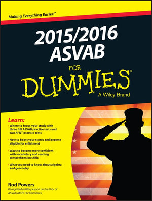 2015 / 2016 ASVAB For Dummies,Used