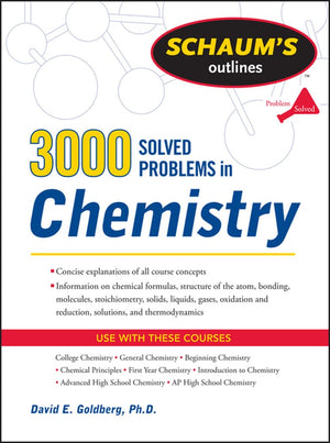 3,000 Solved Problems In Chemistry (Schaum's Outlines),Used