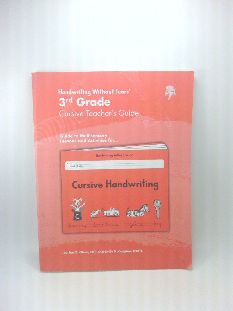 3Rd Grade Cursive Teacher'S Guide,Used