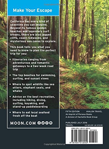 Moon Coastal California (Moon Handbooks),Used