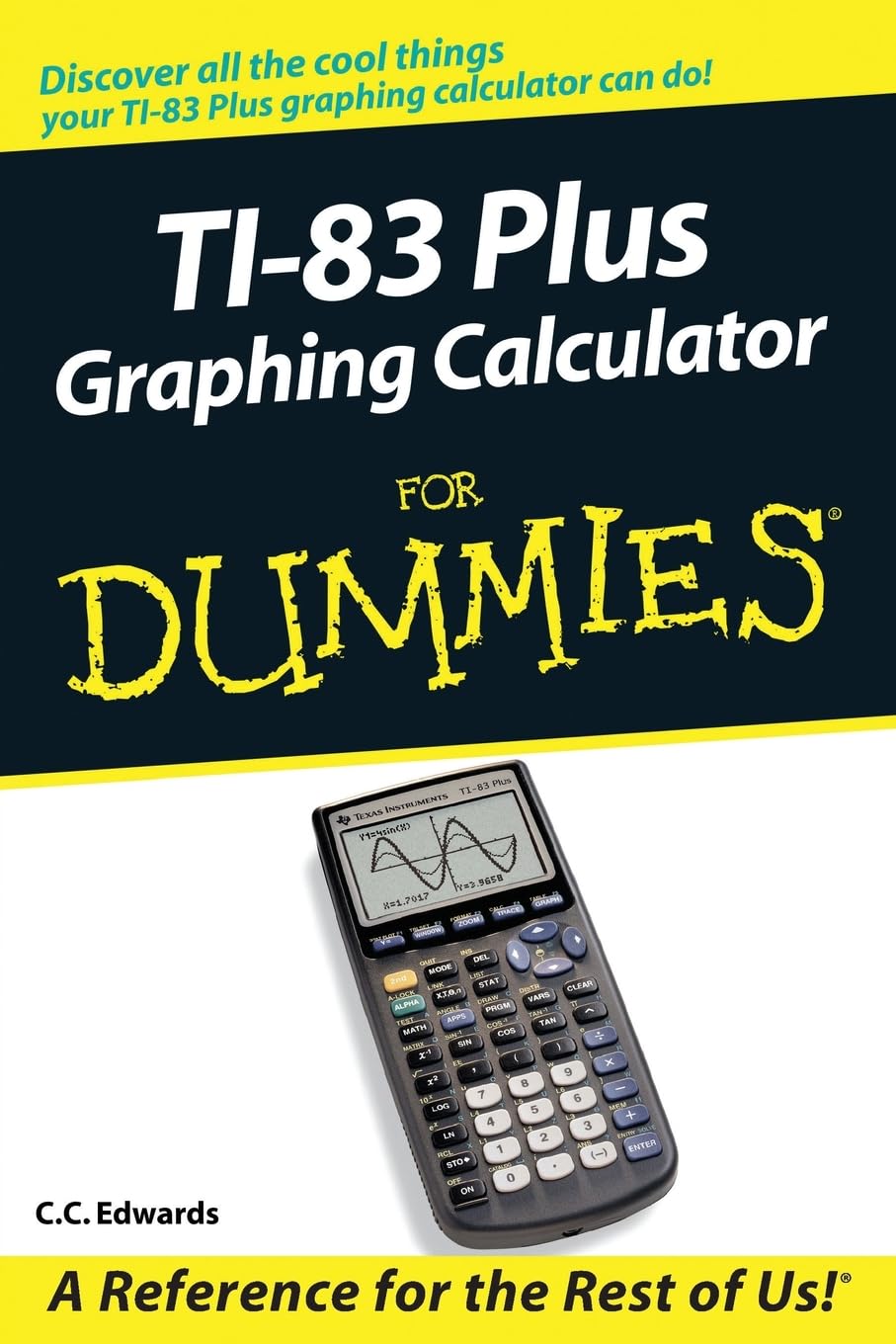 Ti83 Plus Graphing Calculator For Dummies,New