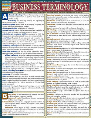 Business Terminology (Quick Study Business),Used