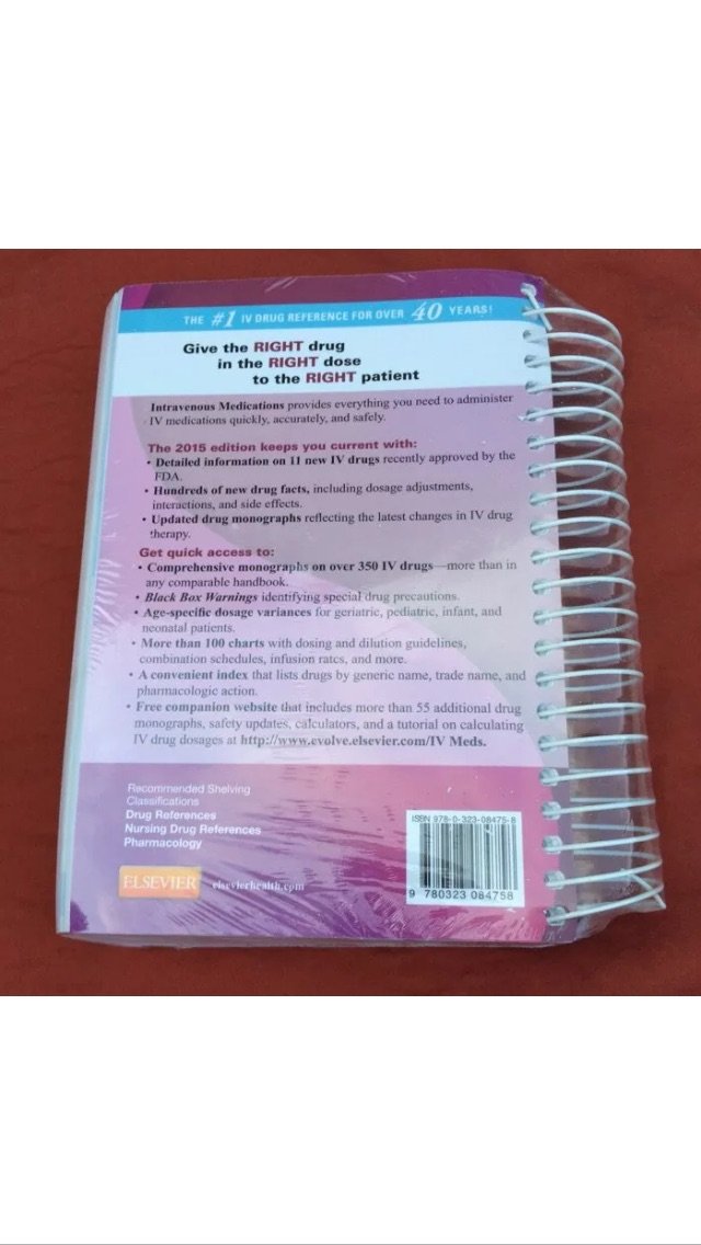 Intravenous Medications 2015: A Handbook for Nurses and Health Professionals,Used