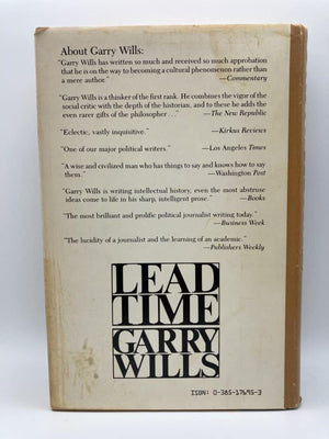 Lead Time : A Journalist's Education,Used