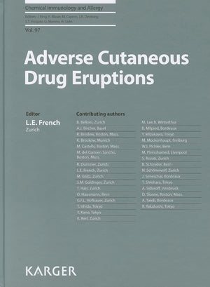 Adverse Cutaneous Drug Eruptions (Chemical Immunology & Allergy)