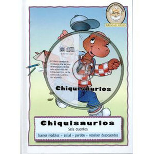 CHIQUISAURIOS Abuelo Jake's Hard Cover Libro para NiosLibro de AudioDinosauriosPerdnCortesaHistorias cortasPerdnHis,Used