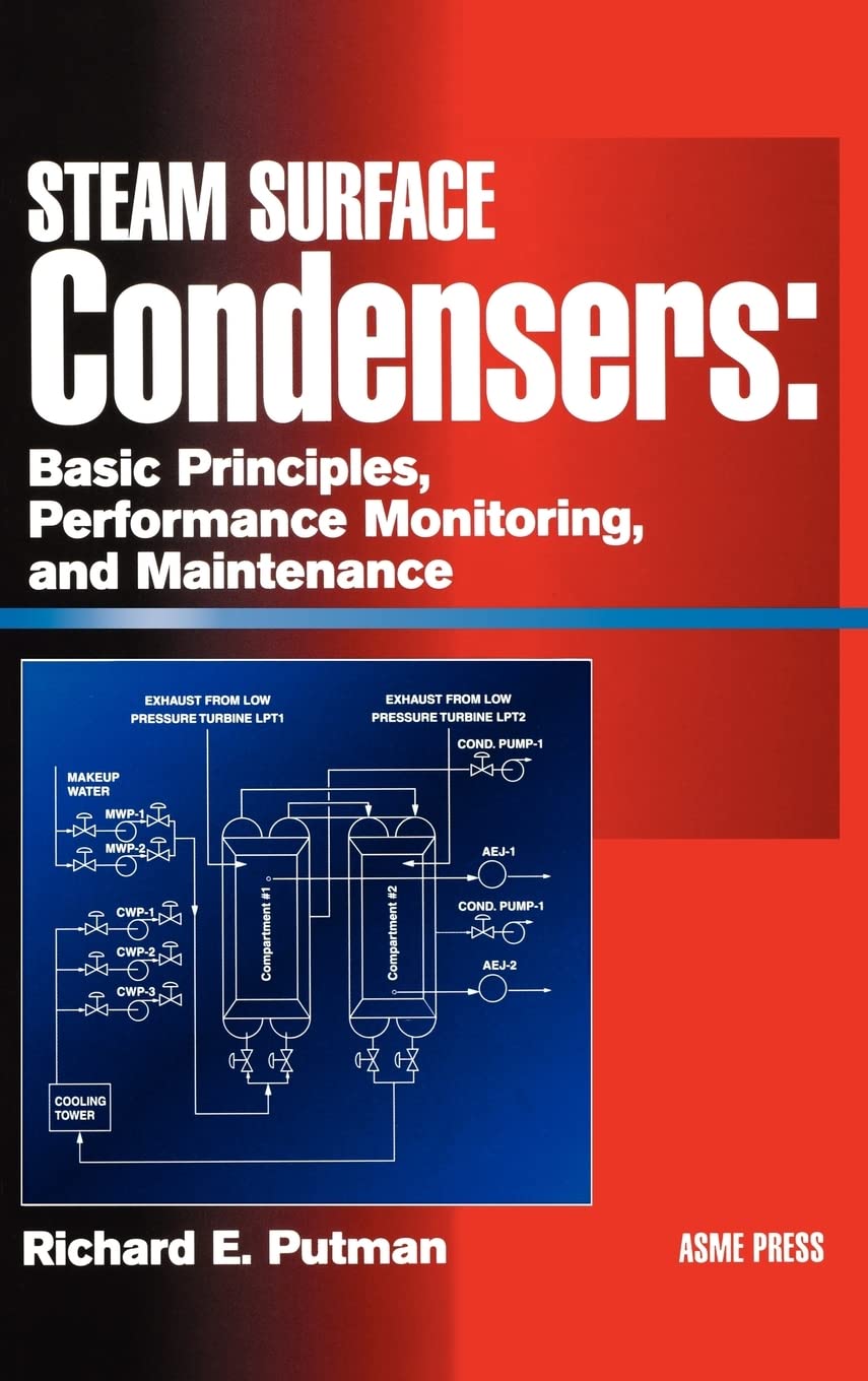 Steam Surface Condensers: Basic Principles, Performance Monitoring, and Maintenance,Used
