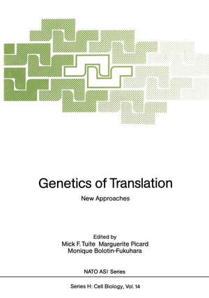Genetics of Translation: New Approaches (Nato ASI Subseries H:, 14),Used