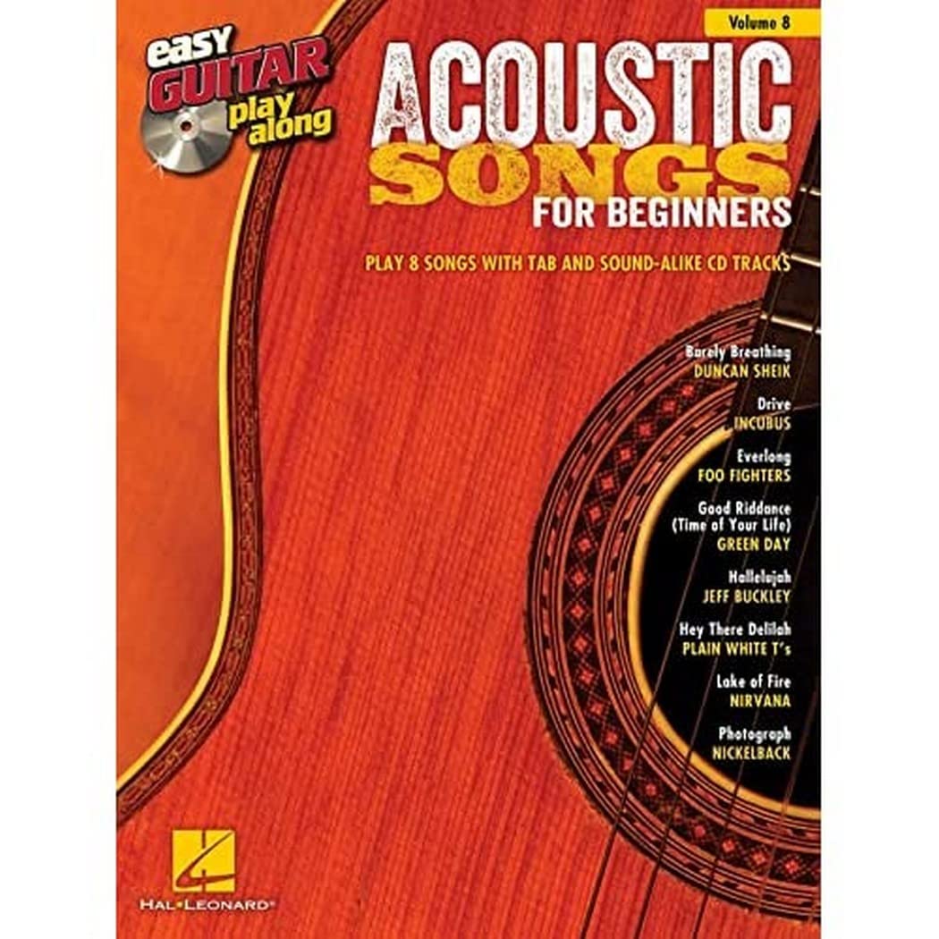 Acoustic Songs For Beginners: Easy Guitar Playalong Volume 8 (Easy Guitar Playalong (Numbered)),Used