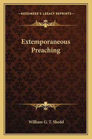 Extemporaneous Preaching,New