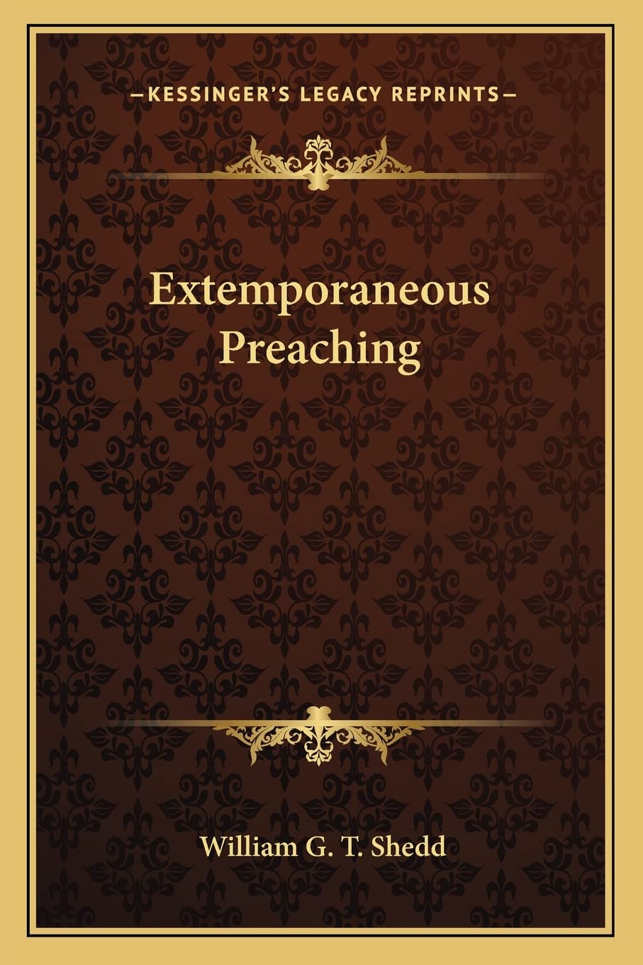 Extemporaneous Preaching,New