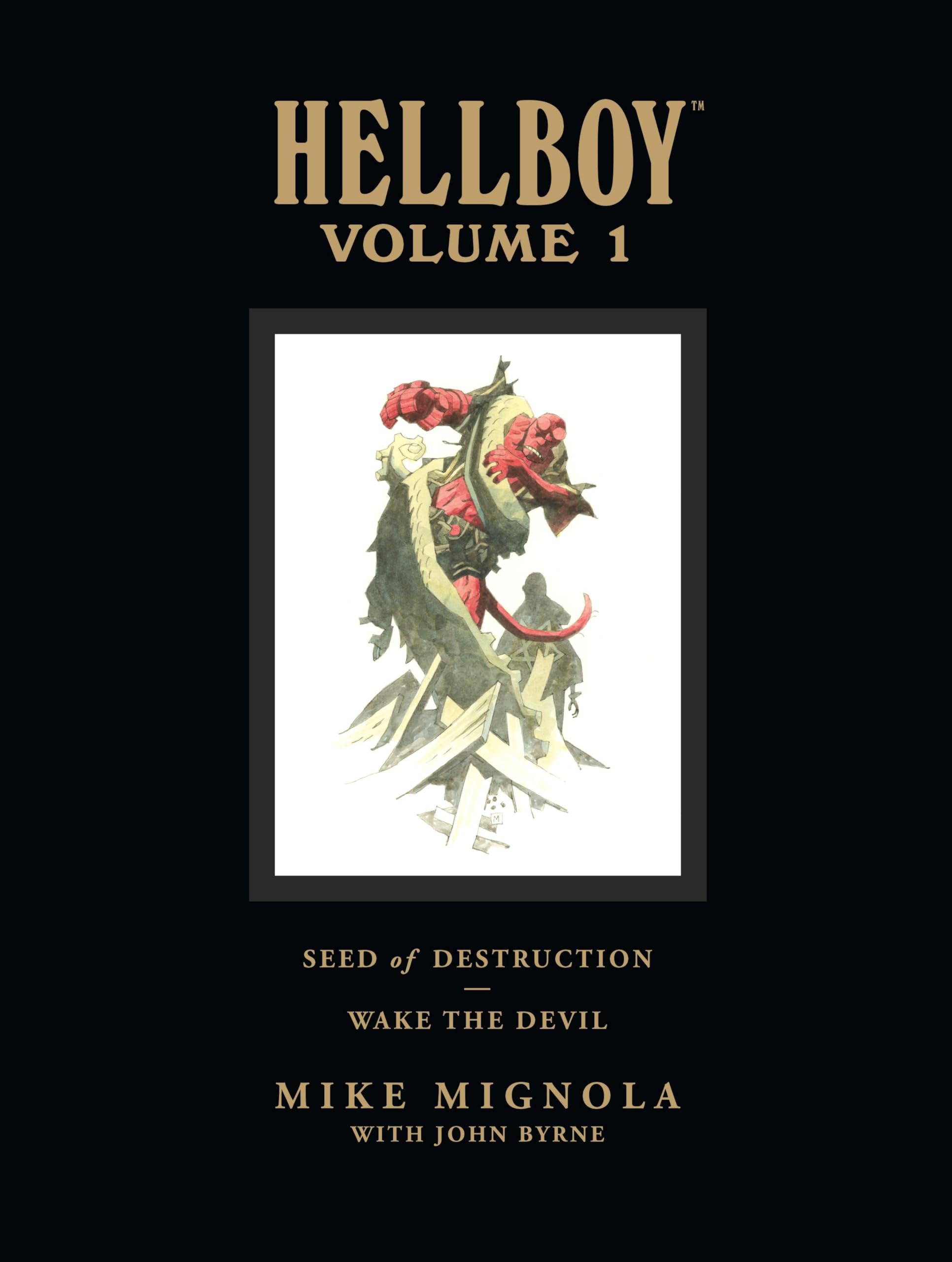 Hellboy Library Edition, Volume 1: Seed Of Destruction And Wake The Devil