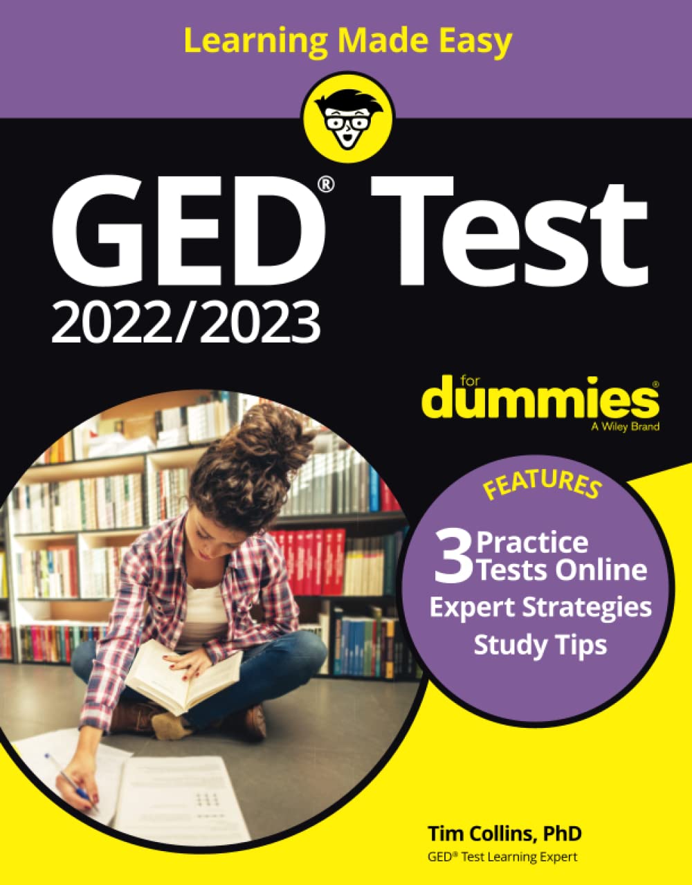 GED Test For Dummies, 5th Edition with Online Practice,Used