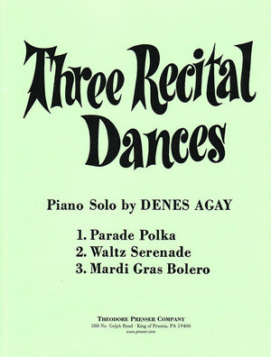 Three Recital Dances,Used