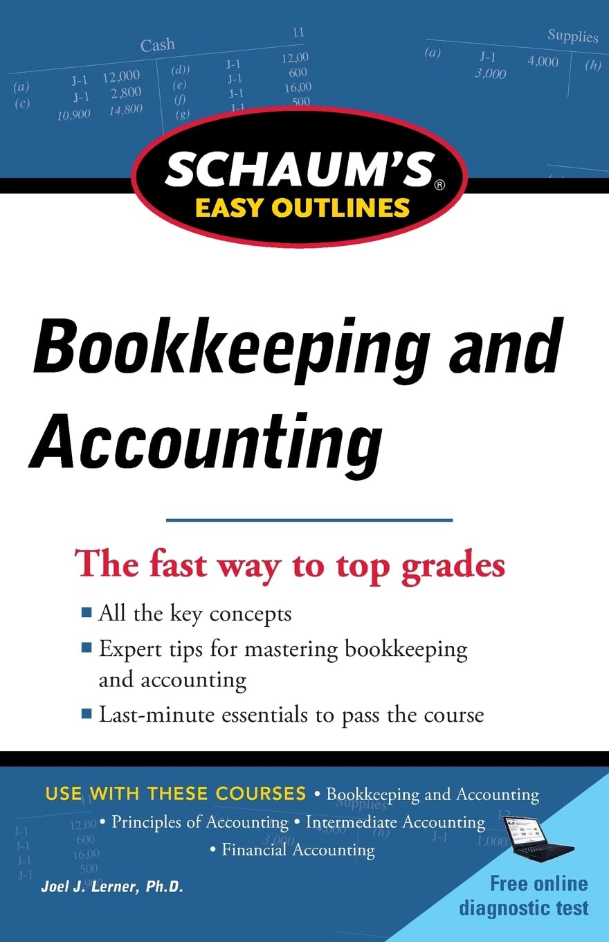 Schaum's Easy Outline of Bookkeeping and Accounting, Revised Edition (Schaum's Easy Outlines),Used
