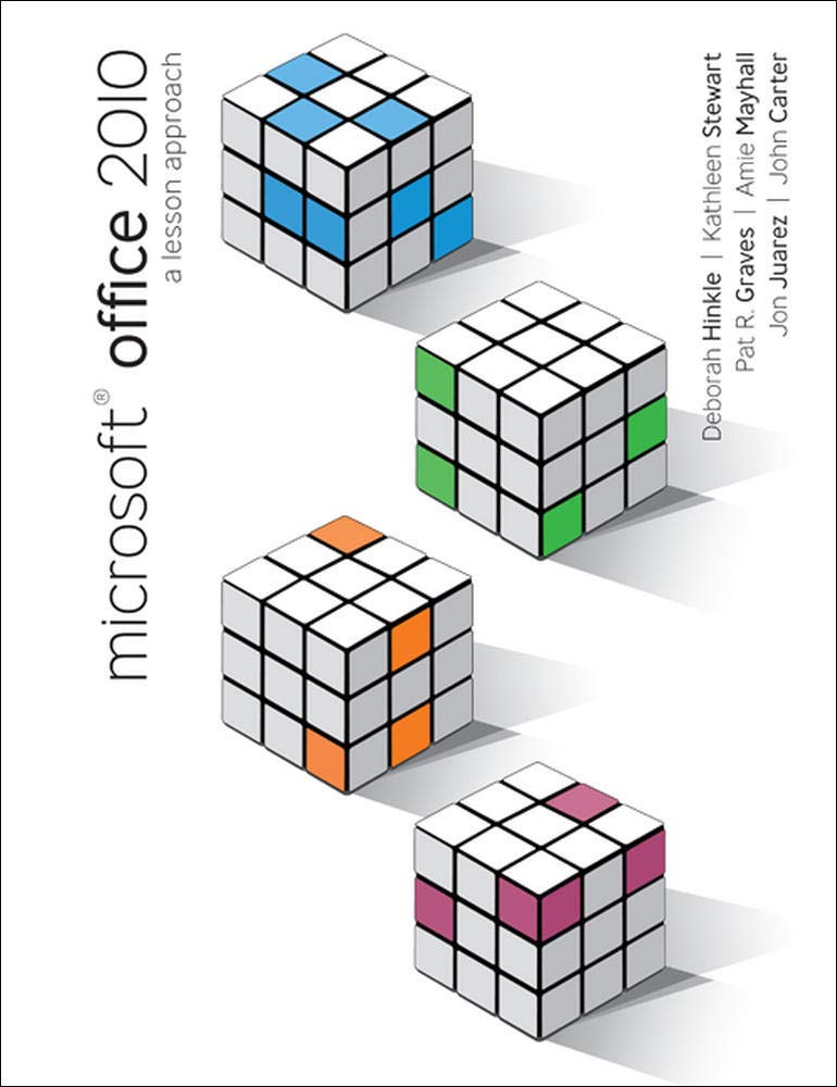 Microsoft Office 2010: A Lesson Approach,Used