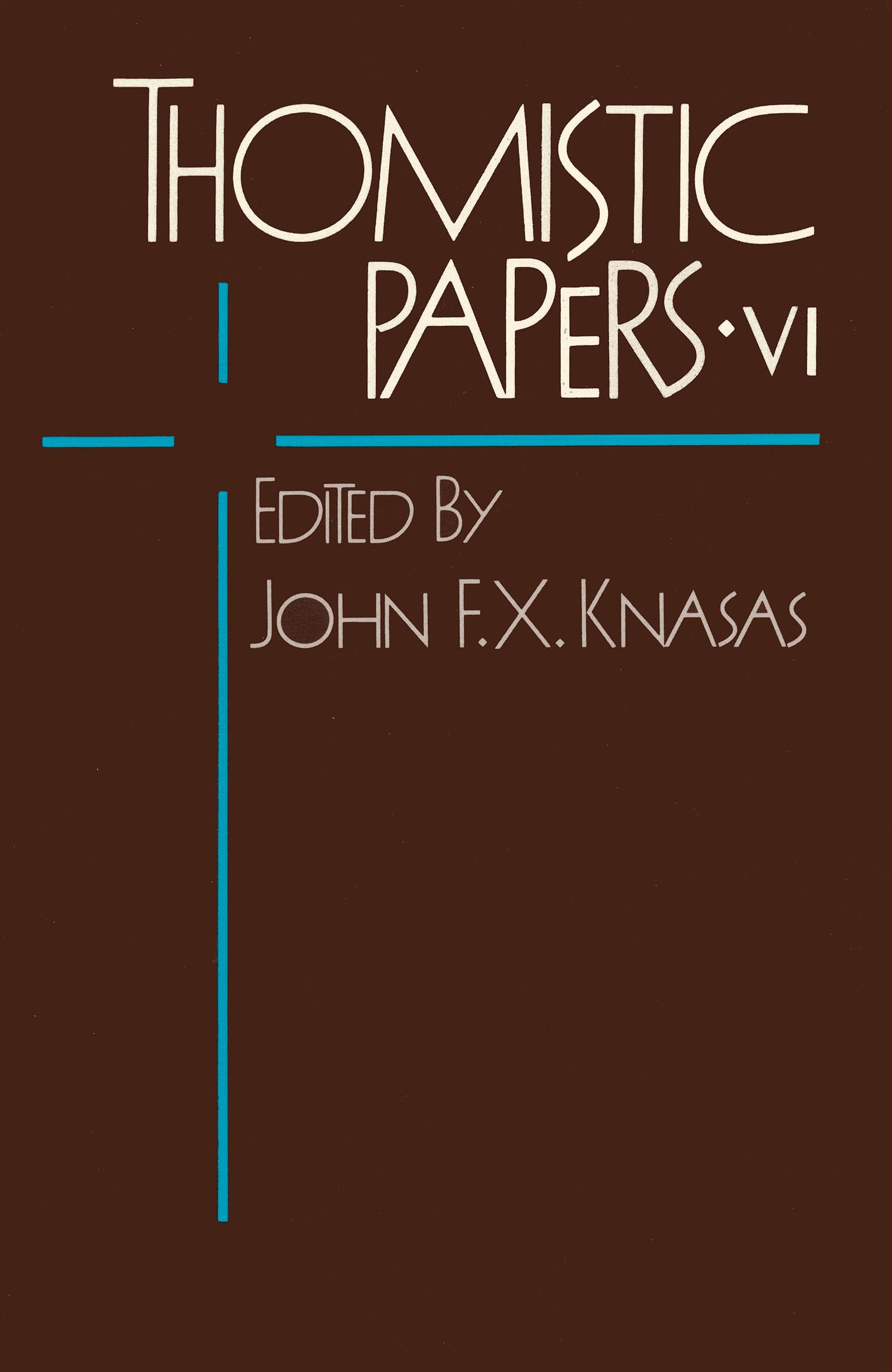 Thomistic Papers VI,Used