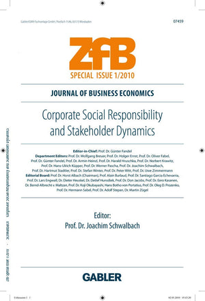 Corporate Social Responsibility and Stakeholder Dynamics (ZfB Special Issue),Used