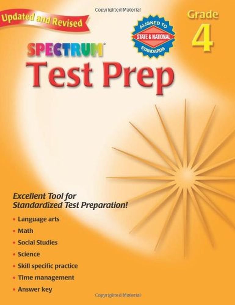 Spectrum: Test Prep, Grade 4,Used