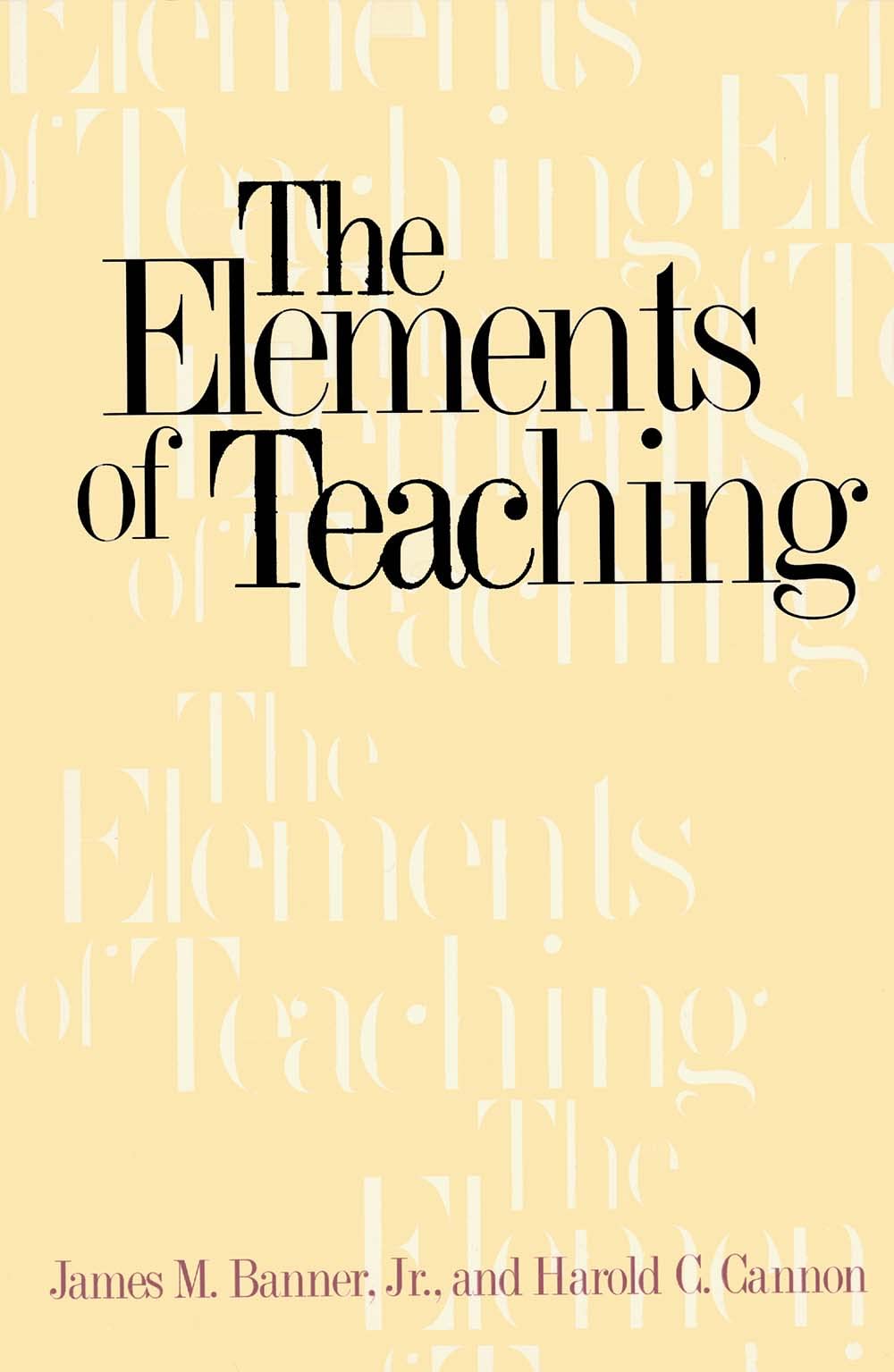 The Elements of Teaching,Used
