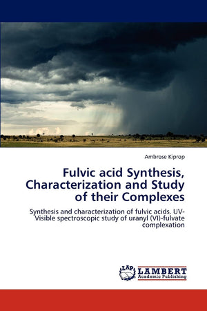 Fulvic acid Synthesis, Characterization and Study of their Complexes: Synthesis and characterization of fulvic acids. UVVisible,Used