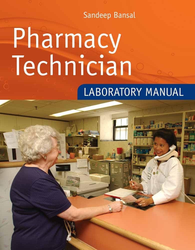 Pharmacy Technician Laboratory Manual,Used