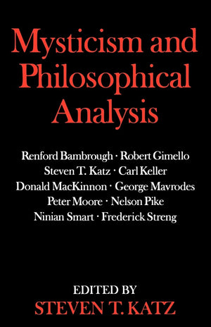 Mysticism And Philosophical Analysis,New