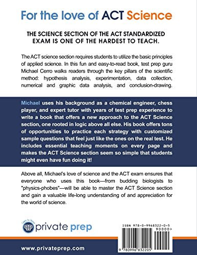 For The Love Of Act Science: An Innovative Approach To Mastering The Science Section Of The Act Standardized Exam,New