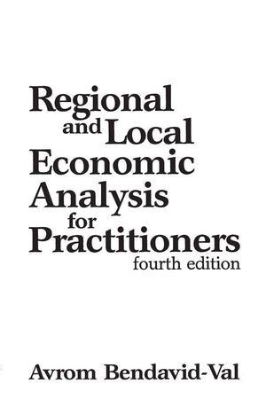 Regional and Local Economic Analysis for Practitioners,Used