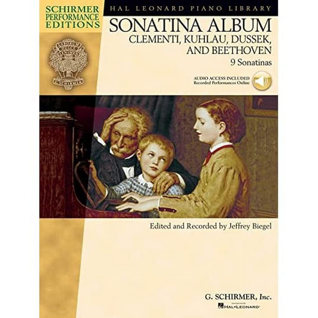 Sonatina Album  Schirmer Performance Editions Book/Online Audio (Hal Leonard Piano Library Schirmer Performance Editions),Used